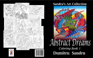 Abstract Dreams Coloring Book cover